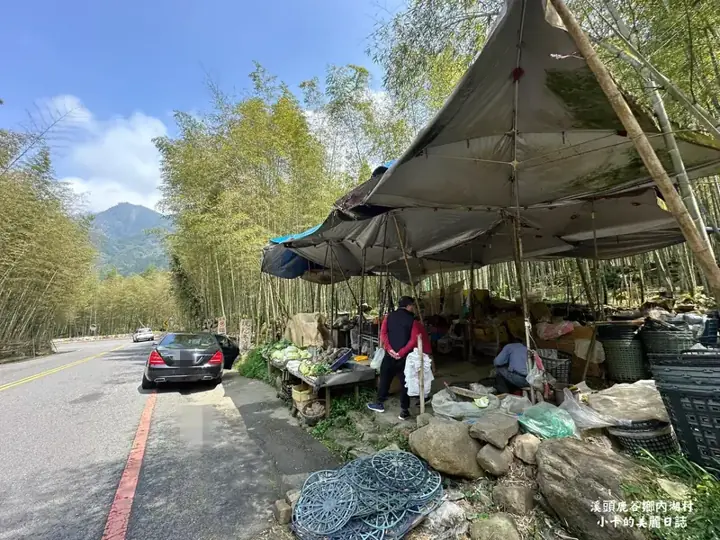 鹿谷內湖村路邊冬筍/高山蔬菜攤